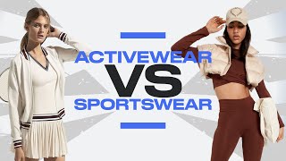 Difference Between Sportswear And Activewear [upl. by Alba]