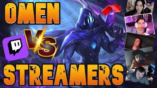 Trolling Valorant streamers for epic reactions with Omen [upl. by Enyrehtak886]