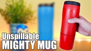 The Unspillable Cup That NEVER Spills  Mighty Mug Review amp Punch Test  Raymond Strazdas [upl. by Arinaj]