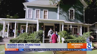 Warner Bros offers Christmasthemed studio tour [upl. by Elisee]