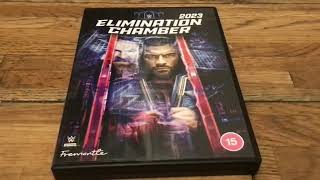 Unboxing WWE ELIMINATION CHAMBER 2023 dvd [upl. by Coe]