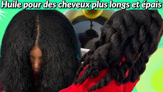 RECETTE DE MON HUILE DE POUSSE EXTRÊME CHEVEUX CRÉPUS PERSILGIROFLE [upl. by Itoyj129]