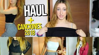 ¡HAUL tryon INVIERNO con mis CANCIONES FAVORITAS 2018  Yasmineta [upl. by Eynenihc]