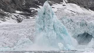 Enormous Glacier Calvings montage [upl. by Afrika]