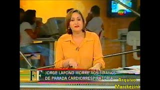 Falando Francamente  A morte de Jorge Lafond SBT2003 [upl. by Atnwahs200]