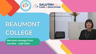 Welcome Message from Lorraine Jones  Beaumont College South Lakes [upl. by Iolanthe]