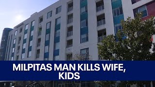 Milpitas father killed wife 2 kids before turning gun on himself  KTVU [upl. by Kcirddot]