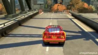 Street Race Track V4 Lightning McQueen Disney pixar cars by onegamesplus [upl. by Jacobsen]