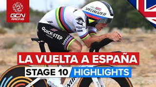 Can The GC Men Beat The Time Trial Specialists  Vuelta A España 2023 Highlights  Stage 10 [upl. by Goodill971]