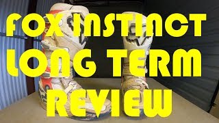 FOX Instinct Boots Review  Long Term Review [upl. by Talbert]