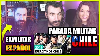 👉 Exmilitar español REACCIONA a LA PARADA MILITAR DE CHILE 2019  Somos Curiosos [upl. by Halliday]