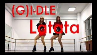 GIDLE 여자아이들  LATATA cover by Aki amp Boo [upl. by Yecats]