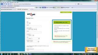 How to create an account is way2smscom [upl. by Eilram]