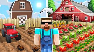 I STARTED A FARMING BUSINESS IN MINECRAFT [upl. by Rbma735]