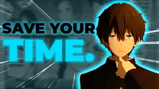 Be a GENIUS like Houtarou Oreki Hyouka Guide [upl. by Hepsibah]