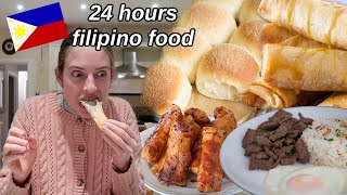 Only eating Filipino food for a day [upl. by Nebra26]