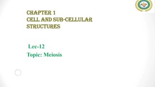 Meiosis Reduction division  Stages of Meiosis  Errors in Meiosis [upl. by Anitsuga]