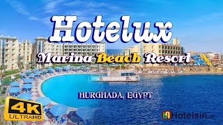 Hotelux Marina Beach Resort  Hurghada  HOTEL TOUR [upl. by Ott681]