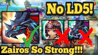 No LD5 Arena Rush  Zairos Much Stronger than Expected  Summoners War [upl. by Munafo]