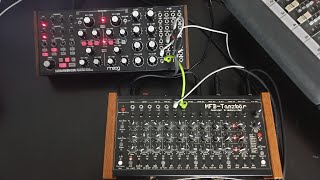 Quick Stab test with Moog Subharmonicon feat Mfb Tanzbar Drum Machine [upl. by Fairfax221]