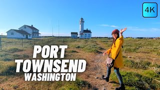 Port Townsend Washington 4K Beaches Lighthouses and Victorian Lifestyle only 3 hours from Seattle [upl. by Dualc789]