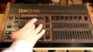 Linn LinnDrum original factory patterns [upl. by Ylliw]