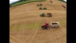 Pik Rite HydraPull Spreader Demonstration at North American Manure Expo [upl. by Craggy642]