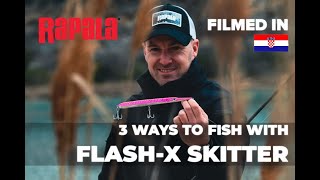 Rapala Flash X Skitter  3 ways how to fish [upl. by Jackson829]