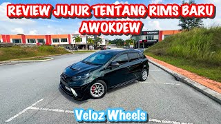 BEST JUGA RIMS VELOZ WHEELS NI  REVIEW JUJUR RIMS BARUHARGA  PERODUA MYVI G3 [upl. by Atalie]