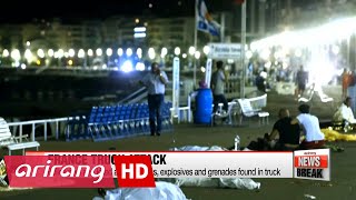 77 dead after truck hits crowd in Nice France [upl. by Lodie446]