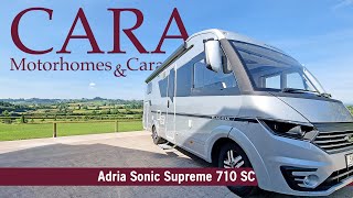 Adria Sonic Supreme 710 SC Motorhome [upl. by Lenzi]