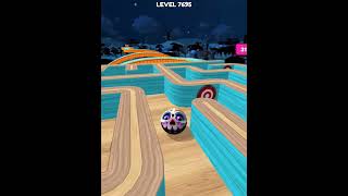 Going Balls Overcoming The Maze Level 7695 cngamemobile goingballs short [upl. by Huberman]