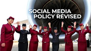 Qatar Airways Scraps Crew Social Media Restrictions [upl. by Nadirehs654]