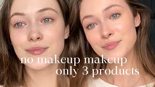 The Perfect Nomakeup Look Using Only 3 Essential Products  Natural Glowy Makeup Tutorial [upl. by Seraphim]