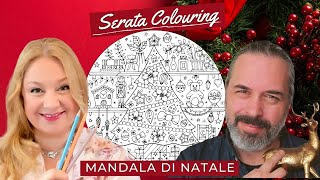 Incontro Colouring Il Mandala di Natale [upl. by Fatimah776]