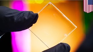 Transparent solar panel developed by MSU absorbs invisible ultraviolet rays [upl. by Yelich979]