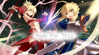 Fate Apocrypha  AMV  Made for This [upl. by Hanzelin601]