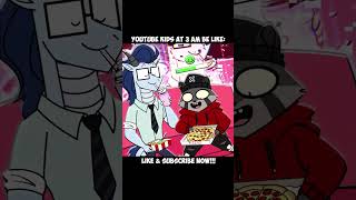 PJ Flo Dave Rocky Edit  Rocky Rakoon Animation Meme Shorts tiktok trending viral [upl. by Koerlin760]