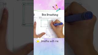 Interactive Square Breathing Technique For Kids  Trace Along Mindfulness For Kids calmtime [upl. by Angelo]