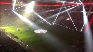 FC Bayern Lichtshow Allianz Arena [upl. by Waldon]