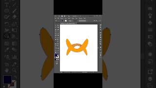 Logo design adobe illustrator tutorial shots shorts illustrator adobe [upl. by Daffie]