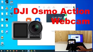 How to use a DJI Osmo Action as webcam for Zoom Skype etc Windows [upl. by Adriana660]