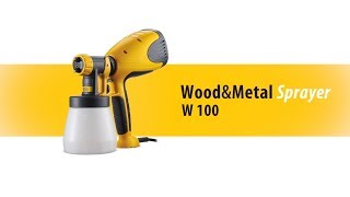 WAGNER WoodampMetal Sprayer W 100  Instructie [upl. by Anihtyc584]