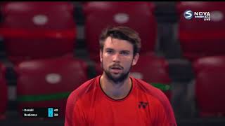 Alexander Donski vs Jurij Rodionov 26 61 764 Sofia Open Q1 26092021 [upl. by Andrel557]