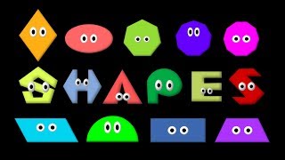 Shapes  Learn 2D Geometric Shapes  The Kids Picture Show Fun amp Educational Learning Video [upl. by Acimad]