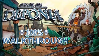 Chaos on Deponia Platinum Walkthrough  Trophy amp Achievement Guide [upl. by Johann]