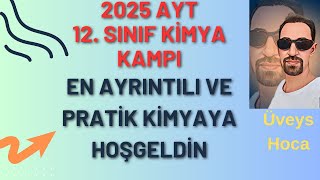 12SINIF KİMYA KAMPI💥Redoks Tepkimeleri 1 Ders🔥12 Sınıf Kimyayı Bir de Üveys Hocadan Dinle [upl. by Boyer]