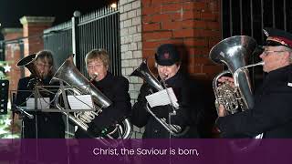 Silent Night  Salvation Army Band  Droitwich Spa [upl. by Noterb13]