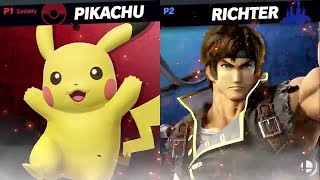 Pikachu Risuno vs Richter Yetey  Smash Ultimate at VCA [upl. by Aisaim]