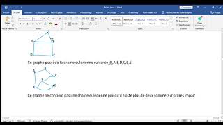 Un graphe eulérien  Théories des Graphes Derja [upl. by Jasik]